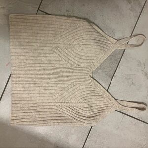 Auden Beige Ribbed Camisole